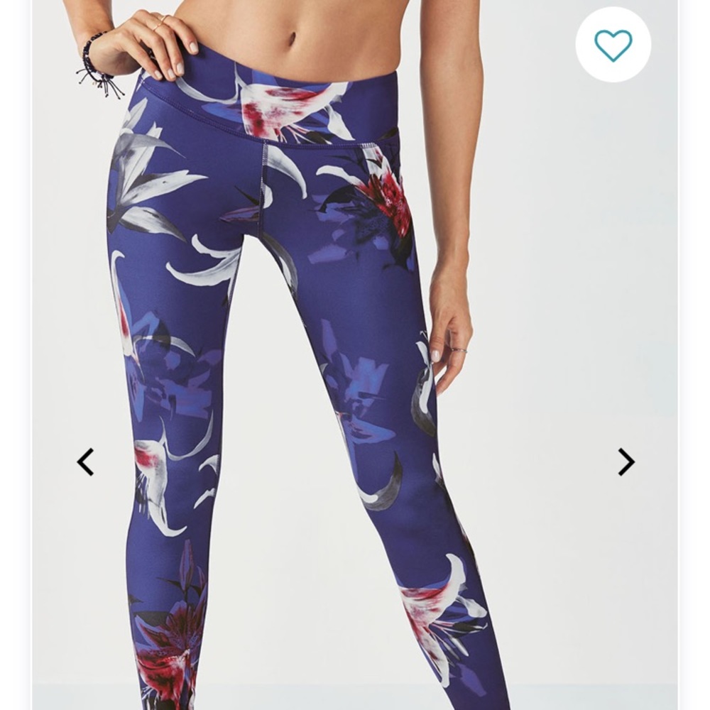 NWT Fabletics Mid-rise Printed PureLuxe legging